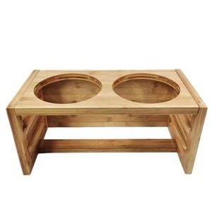 Comederos ชามเซรามิกสำหรับสัตว์เลี้ยงแบบมีขาตั้งชามอาหารสุนัขแบบซับลิเมชันปรับความสูงได้ - Product Image 3