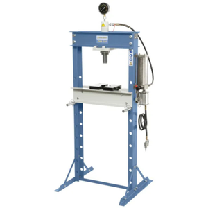 Presse d'atelier pneumatique motorisée Bernardo PWK 20 F, course de piston 185 mm, force de pression 20T, origine France, longue durée de vie - Product Image 1