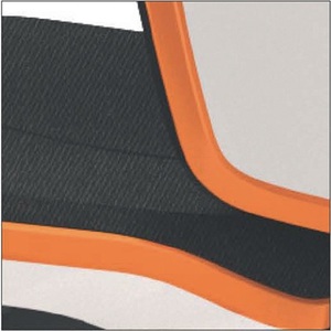 Silla Giratoria de Oficina BIMOS Neon con Ruedas, Sin Tapicería, Naranja, 450-620 mm, Mecanismo Sincrónico para Hospitales - Product Image 4