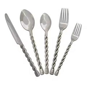 Cubiertos de Acero Inoxidable Plateado de Primera Calidad, Pulido Espejo, Clásicos para Restaurante y Hotel - Product Image 3