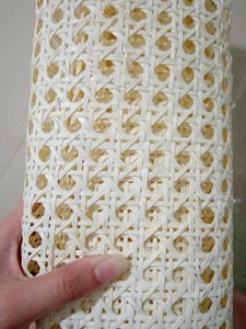 Rollo de malla de ratán no tóxico, caña de malla, entrega rápida, hecho a mano, Natural para armario de ratán de 99 GD - Product Image 6