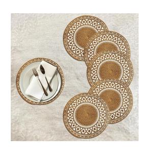 Washable Mandala <b>Table</b> Mats Piece Set for Dining <b>Tables</b> <b>Shelves</b> Side <b>Tables</b> - Product Image 1