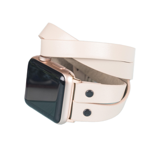 Bracelet de montre de luxe respirant en acier inoxydable en cuir véritable de qualité supérieure pour montre pour Smartwatch Hommes Femmes Classique - Product Image 2