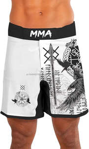 MMA Combat Shorts pour hommes et femmes Sublimation personnalisée Grappling Wear vente en gros OEM/ODM Martial Arts Gear - Product Image 5