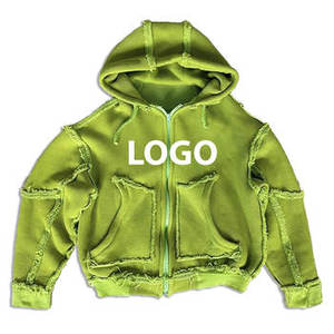 Vêtements décontractés pour hommes, sweat-shirts d'hiver pour hommes de qualité supérieure, 100% coton, fermeture éclair, imperméables, service OEM, fabriqués au Pakistan - Product Image 2