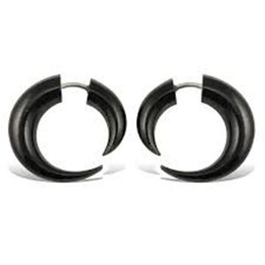 Boucles d'oreilles en corne de buffle faites à la main, vente chaude, boucles d'oreilles en corne de buffle naturelle avec perle au meilleur prix - Product Image 1