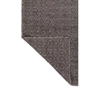 พรมขนสัตว์ทอมือสีเบจและสีน้ำตาลลายเรขาคณิตคลาสสิกทรงสี่เหลี่ยมผืนผ้าสำหรับห้องนั่งเล่นหรือห้องนอน-ADWL-13095 - Product Image 5