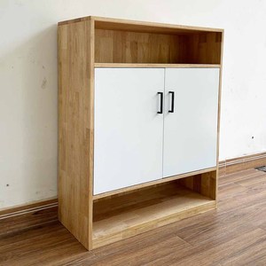 Meuble à chaussures minimaliste en bois naturel extensible à 5 niveaux - Meuble de salon facile à assembler - Product Image 3
