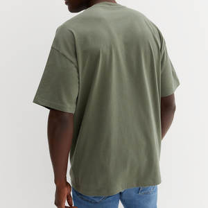 Camiseta pesada de algodón 100% de excelente calidad para Hombre, Camiseta con estampado de logotipo personalizado para Hombre, camisetas de gran tamaño Premium para Hombre - Product Image 4