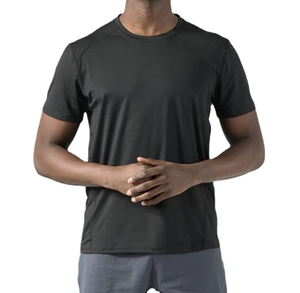 Camiseta Deportiva de Poliéster de Secado Rápido con Logotipo Personalizado al por Mayor, Camiseta Deportiva para Gimnasio y Entrenamiento para Hombre - Product Image 1