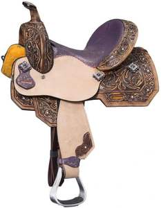 Western Comfy Barrel Racing Pleasure Trail Selle en cuir à la mode de haute qualité Design personnalisable Meilleure vente équitation - Product Image 3