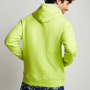 Sudadera con capucha de felpa de mezcla de algodón ecológica para hombre para invierno - Product Image 4