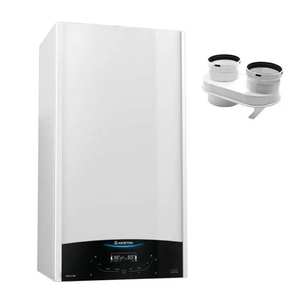 Chaudière à condensation Ariston Genus One 24 kW conforme à la norme ErP pour les systèmes de chauffage et de climatisation domestiques, fonctionne au méthane ou au GPL - Product Image 2