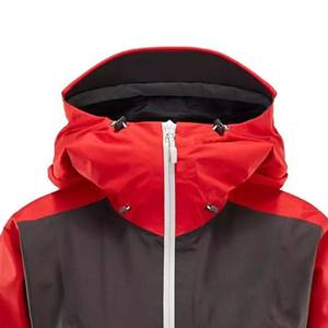 Veste de pluie à capuche avec fermeture éclair intégrale, service OEM, nouvelle mode 2025, logo personnalisé, imperméable, légère, deux couleurs, veste pour hommes de la rue principale - Product Image 3