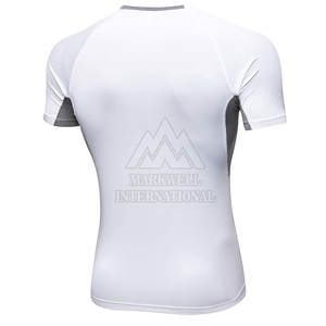 เสื้อคอมเพรสชั่นผู้ชายสีพื้น แฟชั่นฤดูร้อน ผลิตในปากีสถาน - Product Image 2