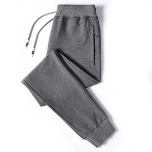 Pantalon de survêtement évasé baggy empilé en polaire lourde avec logo personnalisé Pantalon de survêtement à double taille pour hommes - Product Image 1