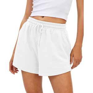 Short de sport pour femme Short de yoga taille haute Slim Fit Butt Lift Gym Running Short en nylon élastique - Product Image 1