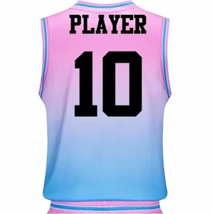 ชุดบาสเก็ตบอลแขนกุดชุดเล่นกีฬาแบบทีมชุดเล่นกีฬาระบายอากาศได้ดีพิมพ์โลโก้ได้ตามต้องการ - Product Image 6