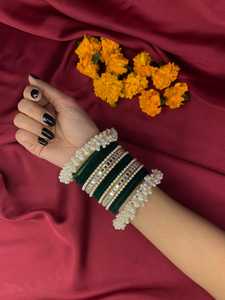 ชุดกำไลเจ้าสาวทำมือสำหรับสาวๆดีไซน์หรูหรามาใหม่กำไลหลากสีสำหรับงานแต่งงานของผู้หญิง - Product Image 3