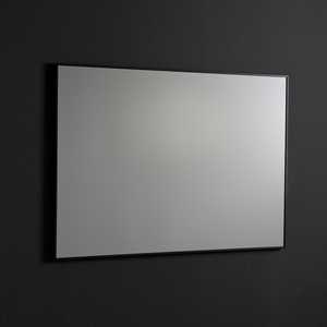 Espejo de Pared Reversible de 100x70 cm con Borde Pulido y Acabado Negro Mate - Product Image 3