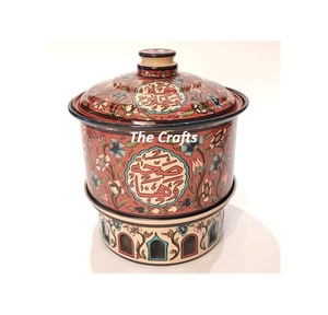 Chauffe-plats en acier de forme ronde pour buffet avec chauffe-plats islamique de qualité supérieure pour l'utilisation de la vaisselle - Product Image 1