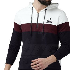 Sudaderas con capucha de hombre superventas con impresión de logotipo personalizado sudaderas con capucha mezcladas de algodón de gran oferta ligeras - Product Image 1