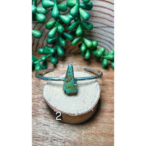 Donovan Skeets Kingman Turquoise & Sterling <b>Silver</b> Fashion <b>Cuff</b> <b>Bracelet</b> - Product Image 2