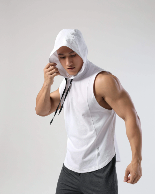 Capucha Sueter Sin Manga Para Hombre Nueva Sudadera Con Capucha