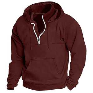 Sudadera con capucha de lana de algodón 100% Logotipo personalizado de alta calidad para hombres en invierno Haga su propio logotipo de diseño - Product Image 1