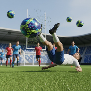 Ballon de football pliable promotionnel en PU de haute qualité avec logo personnalisé pour cadeaux d'entreprise, camps d'entraînement, journées sportives scolaires et offres promotionnelles - Product Image 3