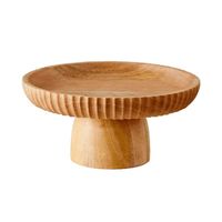 Support à gâteau en bois naturel Lavihexco à prix abordable, designs variés, logo personnalisé, fabriqué à la main au Vietnam, taille et couleur personnalisables, OEM/ODM disponible