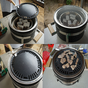 MCD 2023 grille de table en céramique japonaise Hitachi grille rectangulaire ronde <span class=keywords><strong>four</strong></span> <span class=keywords><strong>Kamado</strong></span> - Product Image 6