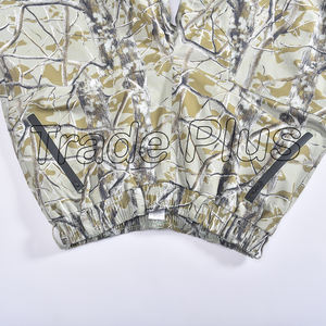 Pantalones de nieve de esquí impermeables holgados de camuflaje de invierno con cintura elástica bolsillos laterales con cremallera ajustable Cuff Bottoms - Product Image 3