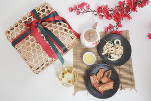 Fábrica de Vietnam, venta al por mayor, superventas, cesta tejida de bambú hecha a mano, bandejas de almacenamiento plegables coloridas para el hogar, la cocina, el mejor regalo - Product Image 2