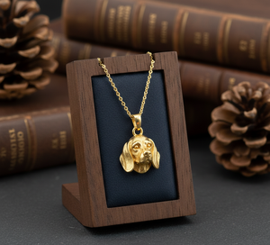 925 Silver Rhodium Link Chain <b>Necklace</b> Freshwater <b>Pearl</b> Deer Animal Pendant <b>Gold</b> Plated Daily Wear Trending Fashion Gift Unisex - Product Image 5