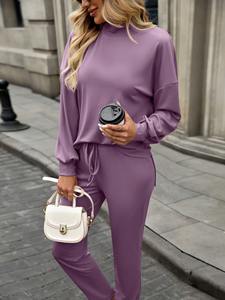 Ensemble de survêtement actif pour femmes, vêtements de sport décontractés, vêtements de sport pour l'entraînement, conçu pour le confort, le style et les performances quotidiennes - Product Image 4