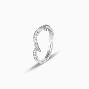 Bague en argent cristal de niveau supérieur - Product Image 3