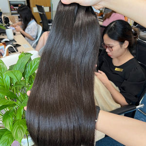 Extensiones de Cabello Humano Remy Vietnamita Virgen de Primera Calidad, 18 Pulgadas, Naturales, Lisas, Suaves, de Trama Única, Aptas para Decoloración y Tintura - Product Image 2