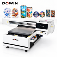 Imprimante UV à plat multifonctionnelle 6090 9060 A1 XP600 avec plateforme à vide pour badges en acrylique, cylindres et impression personnalisée