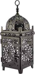 คุณภาพสูงโคมไฟแกะสลักเหล็ก Homeware ตกแต่งห้องนั่งเล่นเชิงเทียนโลหะผู้ผลิตขายส่งผู้ผลิต - Product Image 3