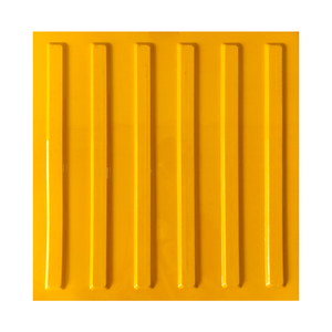 <b>PVC</b> Striped 40x40cm Anti-Tracking Surface for Disabled - Product Image 1