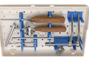 ชุดเครื่องมือผ่าตัดระดับสูงสำหรับการยึดจับเนื้อเยื่อ ขนาดมาตรฐาน ตัวดึงเนื้อเยื่อ สแตนเลส ใช้แรงดันมือ - Product Image 2