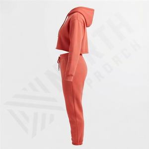 Ropa Deportiva de Alta Calidad para Hombre y Mujer, Top Corto de Felpa de Algodón, Pantalones Deportivos, Ropa de Gimnasio Premium, Precio de Fábrica, OEM Personalizado - Product Image 3