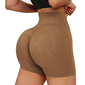 กางเกงขาสั้นแฟชั่นเอวสูง ระบายอากาศได้ดี ผลิตจากผ้าที่เป็นมิตรต่อสิ่งแวดล้อม ยืดหยุ่นได้ ใส่สบาย เหมาะสำหรับออกกำลังกายที่ยิม โยคะ - Product Image 3