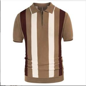 Qualité 220 grammes Polyester/coton uni teint polo pour hommes léger respirant grande taille solide Logo motif surdimensionné ajustement chaud! - Product Image 3