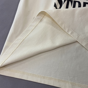 Streetwear à manches courtes 100% coton T-shirt lourd de haute qualité Boxy Fit T-shirt imprimé numérique Design personnalisé Hommes T-shirt - Product Image 6