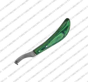 Cuchillo veterinario de acero inoxidable para pezuña, herramienta profesional para recortar pezuñas de caballo de TARIQ MFG CO CE ISO EU - Product Image 2