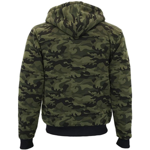 Sudadera con capucha unisex extragrande con cremallera completa, estilo urbano de invierno, de algodón/poliéster grueso, ropa casual para hombre - Product Image 2