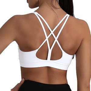 เสื้อชั้นในกีฬาแบบสามเหลี่ยม OEM ผลิตตามสั่ง ระบายอากาศได้ดี เซ็กซี่ เหมาะสำหรับออกกำลังกาย วิ่ง ฟิตเนส ชุดกีฬาสำหรับฤดูร้อน ขายส่งปี 2026 - Product Image 4