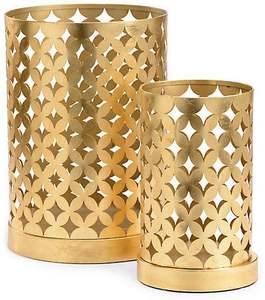 Porte-bougie en fer de style marocain complexe, artisanal, résistant à la chaleur, pour une chambre à coucher exotique, éclairage d'intérieur d'inspiration bohème - Product Image 4